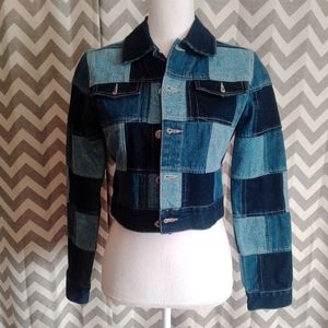 Denim patchwork jacket!